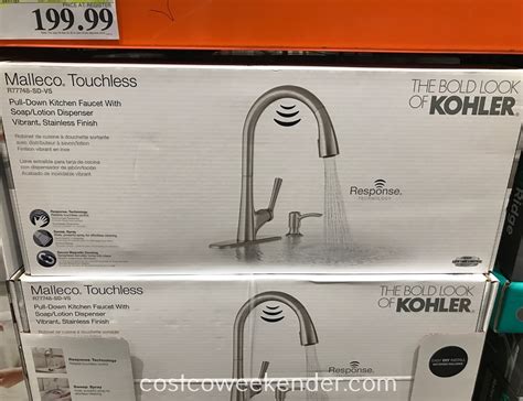 We sell australia's most trusted brands including ove, linsol, hafele and many more at great wholesale prices. Kohler Malleco Touchless Pull Down Kitchen Faucet | Costco ...