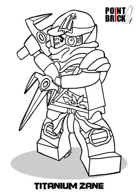 Point Brick Blog Disegni LEGO Ninjago e FriendsZane Titanio e Livi