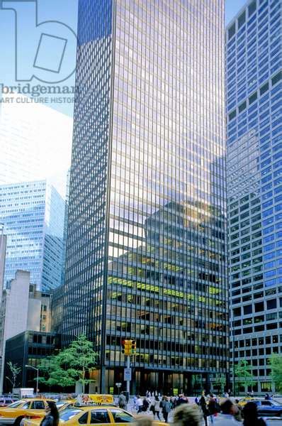 Image Of The Seagram Building In New York United States Construction