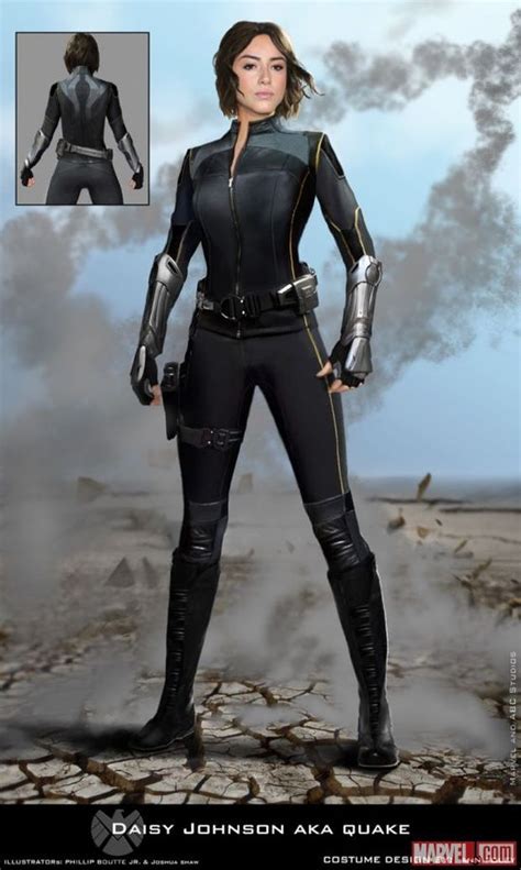 Agents Of Shield Season 3 Daisy Johnsonquake Concept Art Quake