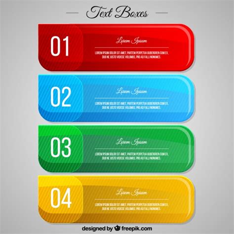 You do not always need to pay a fee for the tools that will make moreover, the content loads on scroll, the text is big and clear and the icons add a distinct look to the web design. Text Boxes Template Set Vector | Premium Download