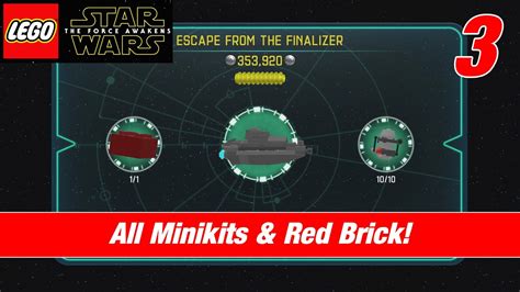 Lego Star Wars The Force Awakens All Minikits Red Brick Chapter