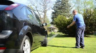 When i reach my underground parking you can easily wash your car with a pressure washer using water only, but you need to be careful about the pressure that is going to exert on your. Car Automobile Washing With Strong Water Jet On Garden Lawn In Summer. Stock Footage Video ...