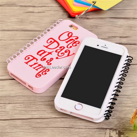 Cute 3d Notebook Design Soft Silicone Case For Iphone 6
