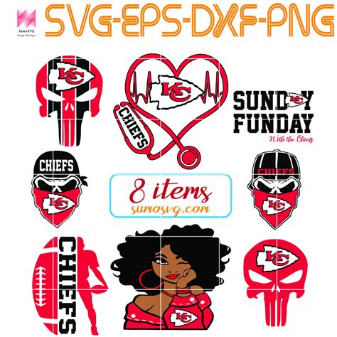 Download Kansas City Chiefs bundle svg, chiefs svg, chiefs girl svg, chiefs boy svg, chiefs mom svg, nfl ...