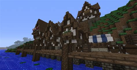 Medieval Port Town Minecraft Map