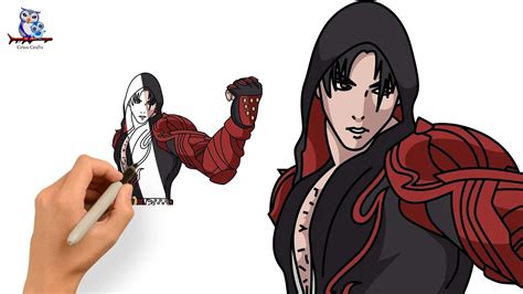 How To Draw Jin Kazama Tekken Bloodline Anime Tutorial