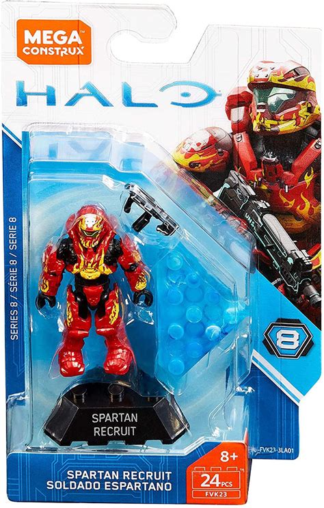 Halo Mega Construx Heroes Series 8 Spartan Recruit Mini Figure Mattel