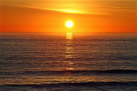 Sea Sunset Sun Sky Wallpaper 2048x1367 118160 Wallpaperup