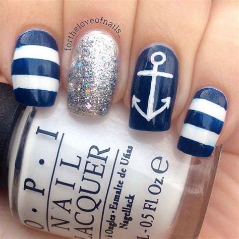 50 Cool Anchor Nail Art Designs Noted List