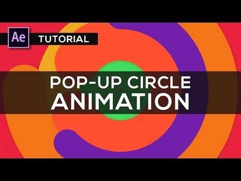 Illustrator files are recognized in after effects and are therefore in our tutorial, we use the wiggle expression to automate a dynamic movement. After Effects Tutorial : Pop Up Circles Animation for ...