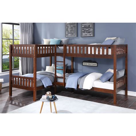 It is important that there is at least 5″ (125mm) between the top of the mattress and the top of the guardrail. B2013CNDC-1* -- Corner Bunk Bed
