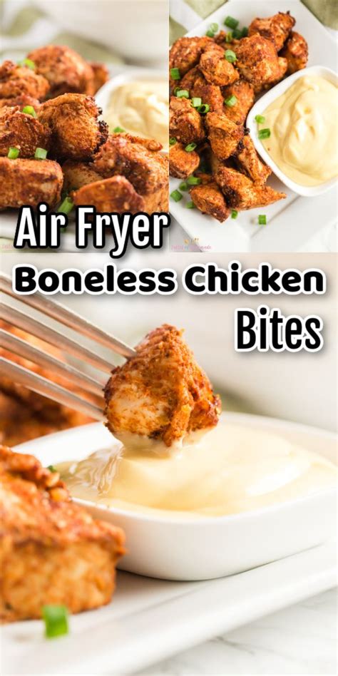 Air Fryer Boneless Chicken Bites Quick And Easy Game Day Snack