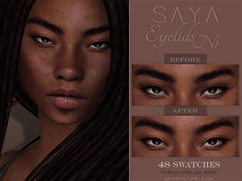 S A Y A — Sayasims Saya ~eyelids N1 48 Colour Options