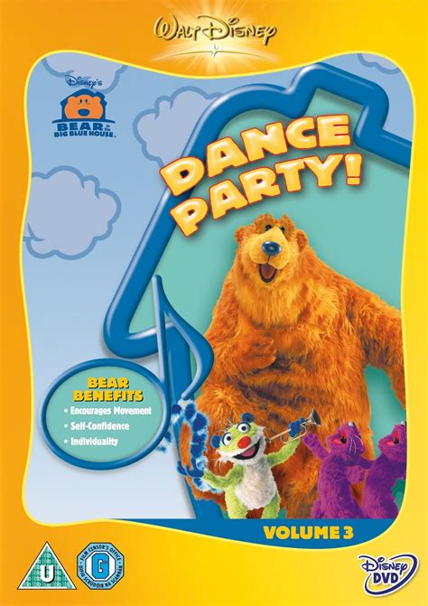 Bear In The Big Blue House Dance Party Dvd Free Shipping Over