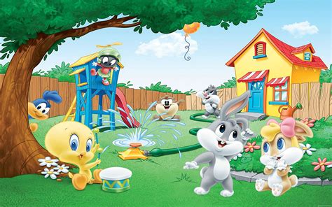 Tweety Bird Baby Days Looney Tunes Cartoon Image Desktop Wallpaper Hd