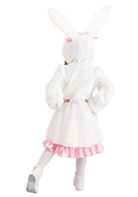 Girls Toddler Fuzzy White Rabbit Costume Ebay