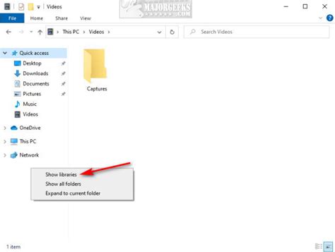 How To Show Hide Add Or Remove A Folder From Libraries In Windows 10