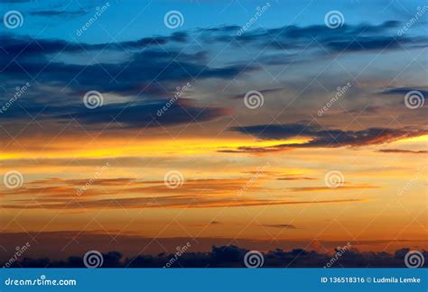 Beautiful Morning Sky Stock Photo Image Of Relaxation 136518316