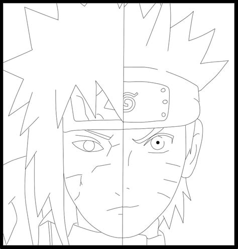 Coloring page Minato and his family Naruto and Kushina Print Free