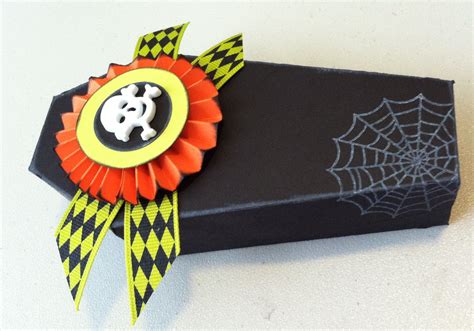 Halloween Treat Box Made From The Ctmh Artiste Cricut Cartridge