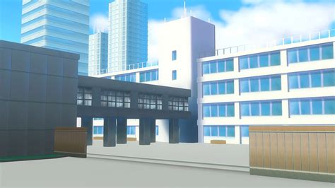 School Background Anime