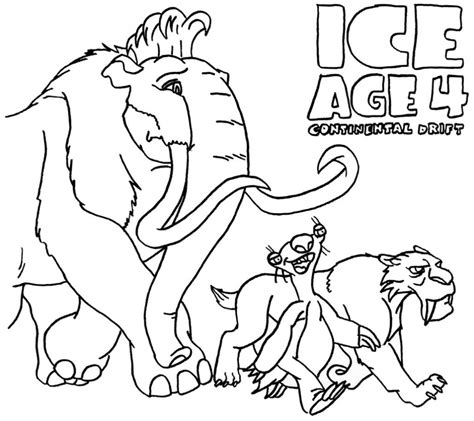 Ice Age #71544 (Animation Movies) – Free Printable Coloring Pages