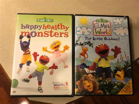 Sesame Street Happy Healthy Monsters Dvd By Zoe Elmos World Great