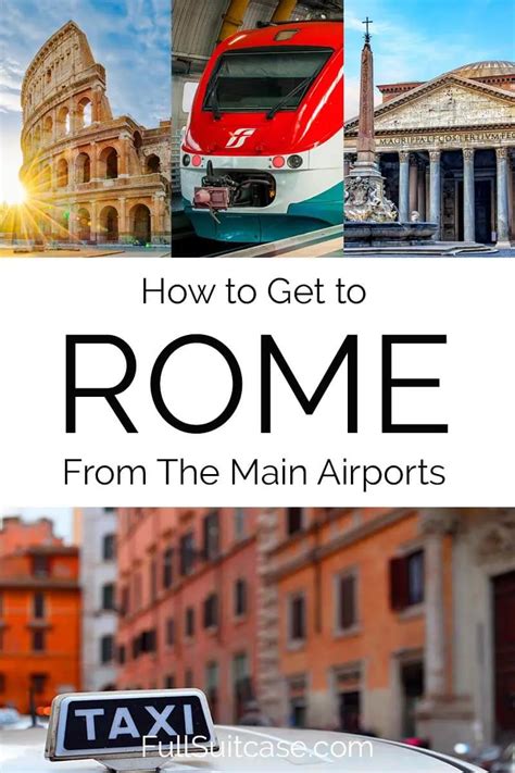 Rome Airport To City Center 2023 Best Transfers From Fiumicino Or