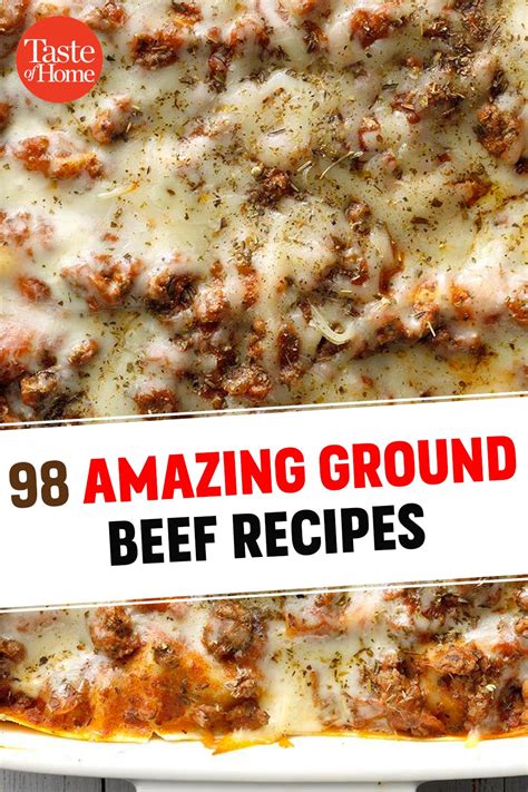 98 Amazing Ground Beef Recipes Beef Recipes Easy Dinners Healthy