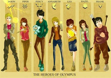 The Seven Demigod Percy Jackson Percy Jackson Fan Art Heroes Of