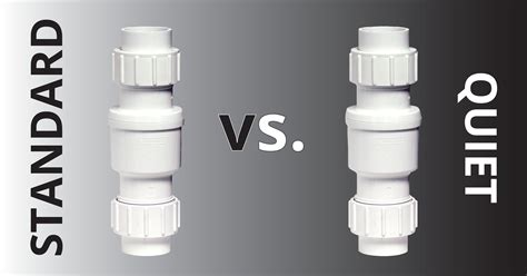 Standard Vs Quiet Sump Pump Check Valve