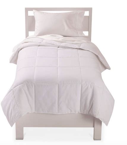 This bedspread is hypoallergenic and is made to work well. twin comforter $19 target | Comforters, Long room, White ...