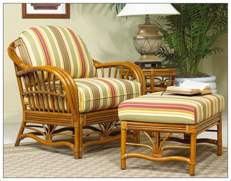Browse a variety of housewares, furniture and decor. Boca Rattan Antigua Wicker Arm Chair and Ottoman | Bedroom ...