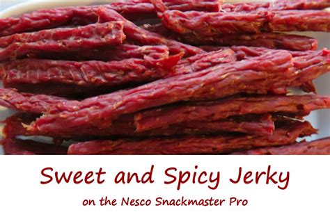 It's high in protein and it's easy to grab it and take it along where you need it. Sweet and spicy ground beef jerky recipe - fccmansfield.org