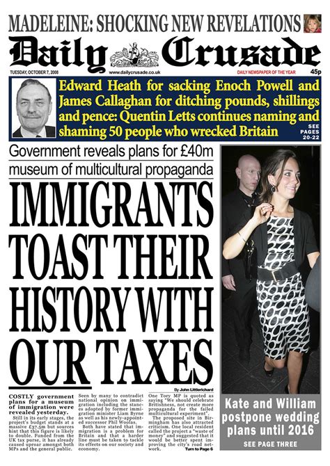week  newspaper front page centre left  centre  museum  immigration