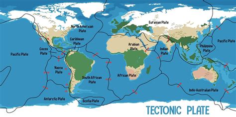 Danubio Difuminar Grande Placas Tectonicas Mapa Posteridad Alarma Rebobinar