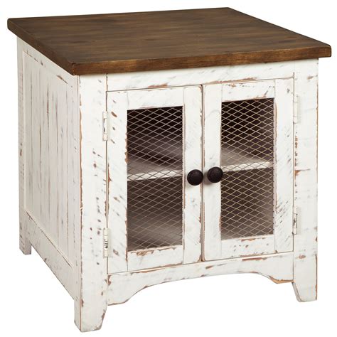 The sales person was very nice and informative. Signature Design by Ashley Wystfield T459-3 Farmhouse ...
