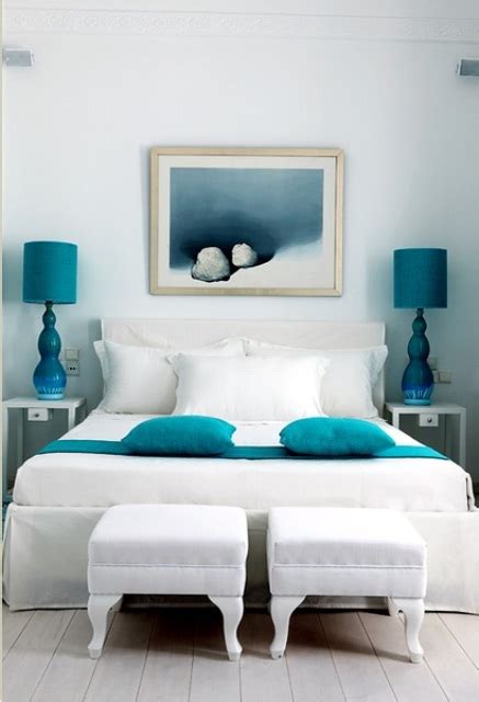Blue And Turquoise Accents In Bedroom Designs 39 Stylish Ideas Digsdigs
