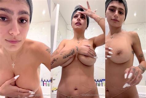 Mia Khalifa Naked Nipple Teasing PPV Video Leaked DirtyShip Com