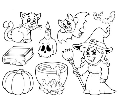 Instant download halloween fun 5 pages coloring page crafting page scrap booking page you will be able to instantly download these prints. Free & Printable Halloween Coloring Pages (Updated 2021)
