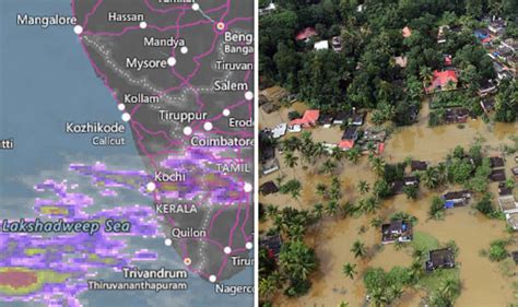 Eight of 14 districts report floods and landslips, mostly in the hilly areas of the state. Kerala flood map: Evacuation zones and latest rain forecast as death toll hits 167 | World ...