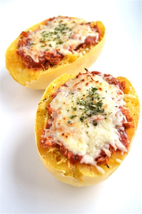 Spaghetti squash chicken parmesan bakewhat's gaby cooking. The Nutritionist Reviews: Chicken Parmesan Stuffed ...