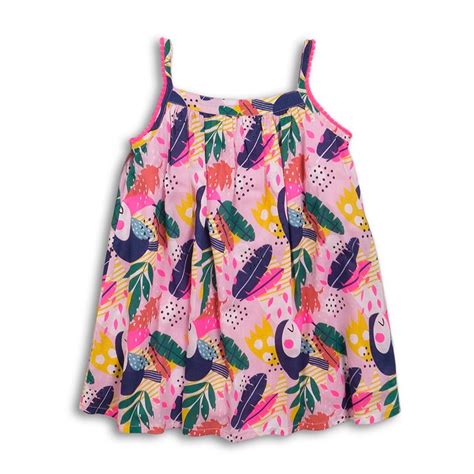 Buy Minoti Junior Girls Printed Dress Multi
