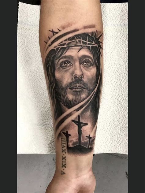 Jesus Tattoo Jesus Tattoo Jesus Tattoo Design Religious Tattoos