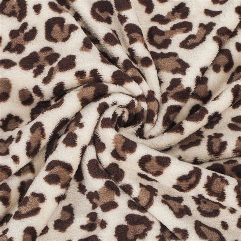 Leopard Animal Print Fur Fabric Faux Fur Light Soft Pile Etsy Uk