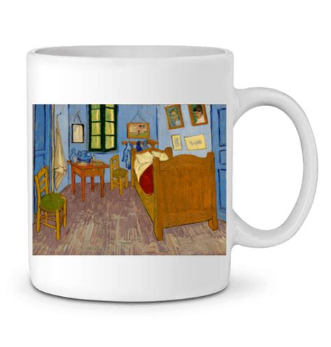 Il veut exprimer la tranquillité et faire ressortir la simplicité de sa chambre au moyen du symbolisme des couleurs. Van Gogh - La chambre à Arles - Mug en Céramique ...