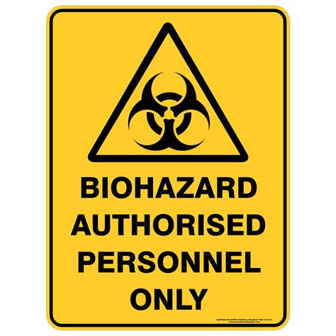 Biohazard Authorised Personnel Only Buy Now Discount Safety Signs