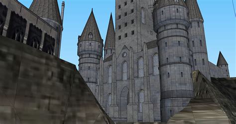 Hogwarts Castle Harry Potter And The For 3d Model Skp