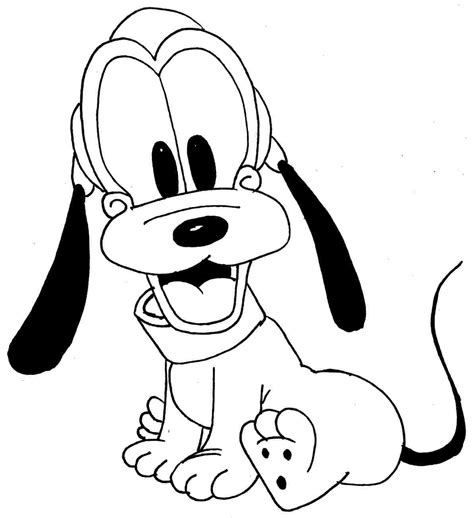 Free Coloring Pages Of Baby Disney Characters At
